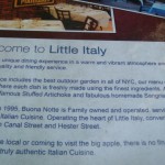 Banquets Menu in Little Italy New York  (2)