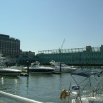 Boats along the Chelsea Pier